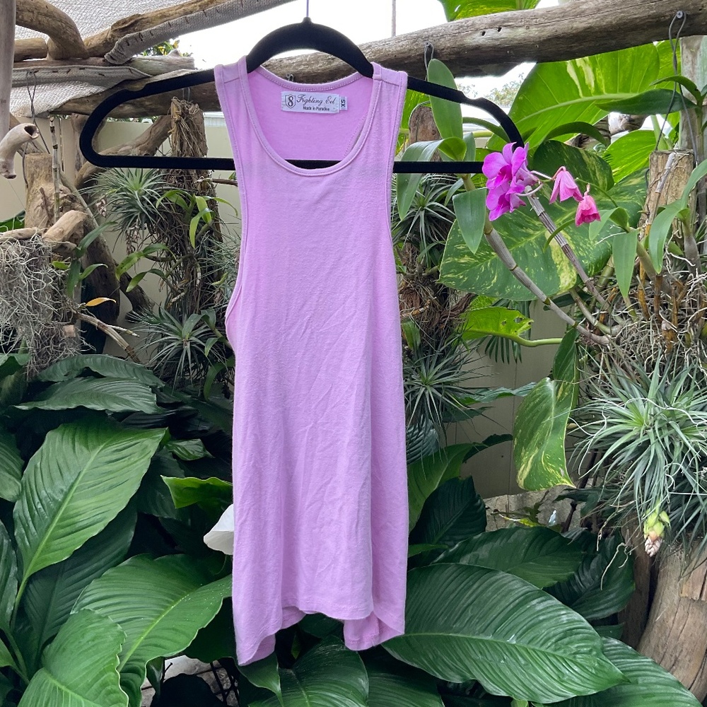 Fighting Eel Pink Tank Top Size XS